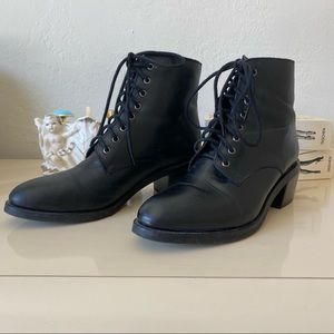 Jeffrey Campbell Gamin Lace Up Bootie